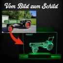 LED Schild Einzelanfertigung von 30 x 20 cm bis 45 x 30 cm